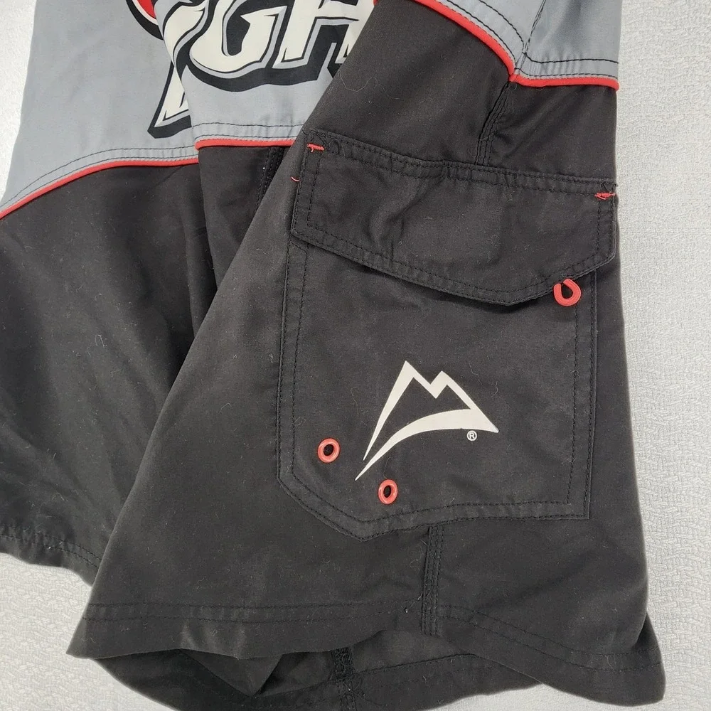 Coors Light 30 Black Grey Board Shorts Beer Logo Swim Trunks Beach Gorpcore